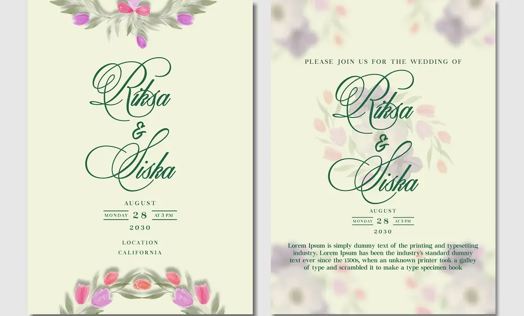 Wedding Invitations 301